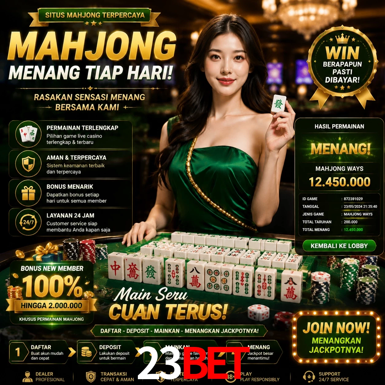Cashback VIP 23Bet - reembolso semanal
